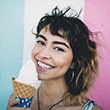 Girl with icecream